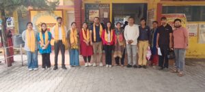 डॉक्टर्स डे पर चिकित्सकों को किया गया सम्मानित।