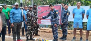 नेपाल :प्रहरी दिवस के अवसर पर सशस्त्र सीमा बल एवं नेपाल सशस्त्र बल के मध्य मैत्रीपूर्ण वॉलीबॉल मैच का आयोजन।